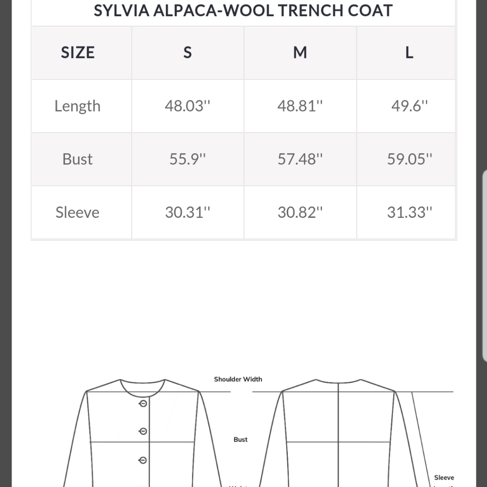 NWT Sylvia Alpaca Wool Belted Trench Coat (Buttermilk) - NAP Loungewear - Picture 7 of 15